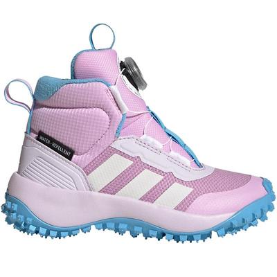 阿迪达斯冬季女童加绒保暖运动鞋