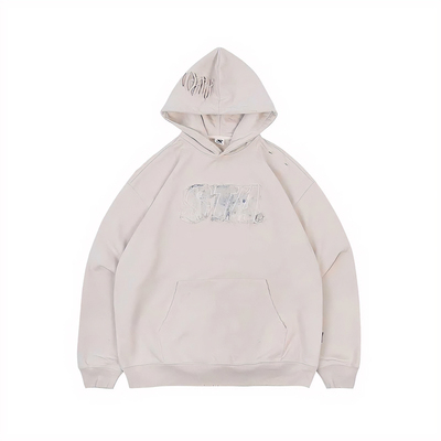 STA旗舰店美式潮牌小众设计感连帽卫衣男女秋季重磅纯棉情侣外套