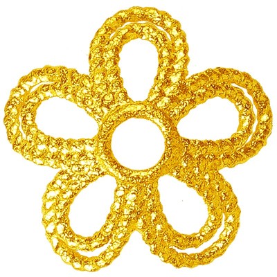 足金古法花托小隔片配件