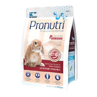 兔博士老年兔粮900G兔兔主粮延龄营养粮垂耳兔子主食兔饲料侏儒兔