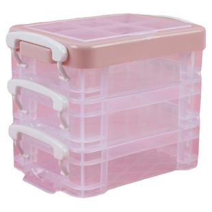 刺绣绕线器整理盒收纳盒十字绣线盒针线盒绕线板塑料工具绣线盒