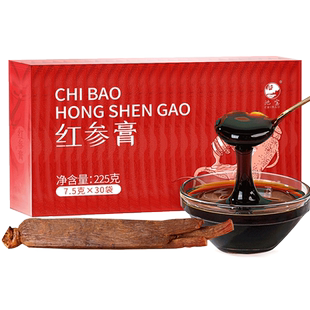 池宝红参膏40%红参饮高丽参浆红渗饮品提取红参液0添加浓缩非韩国