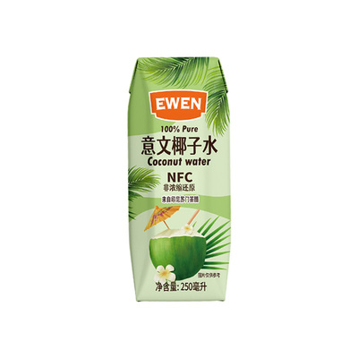 意文椰子水250ml*6盒印尼进口NFC
