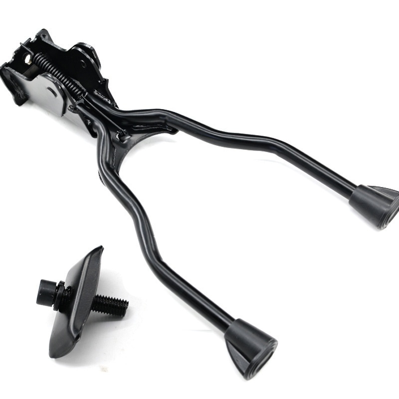 自行车脚撑山地车双脚中梯中单车架撑支撑双支撑支撑停车车三角