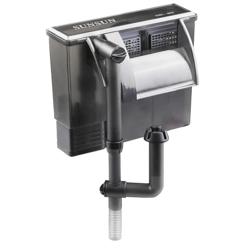 森森壁挂式小鱼缸过滤器三合一外置鱼缸冲氧泵水族箱乌龟缸瀑布