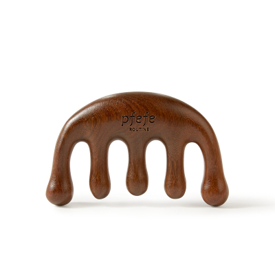 拨筋头部经络按摩梳天然木梳