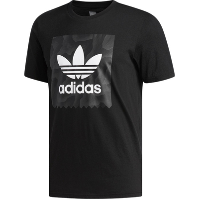 Adidas/阿迪达斯官方正品三叶草男士经典针织透气短袖T恤CF3097