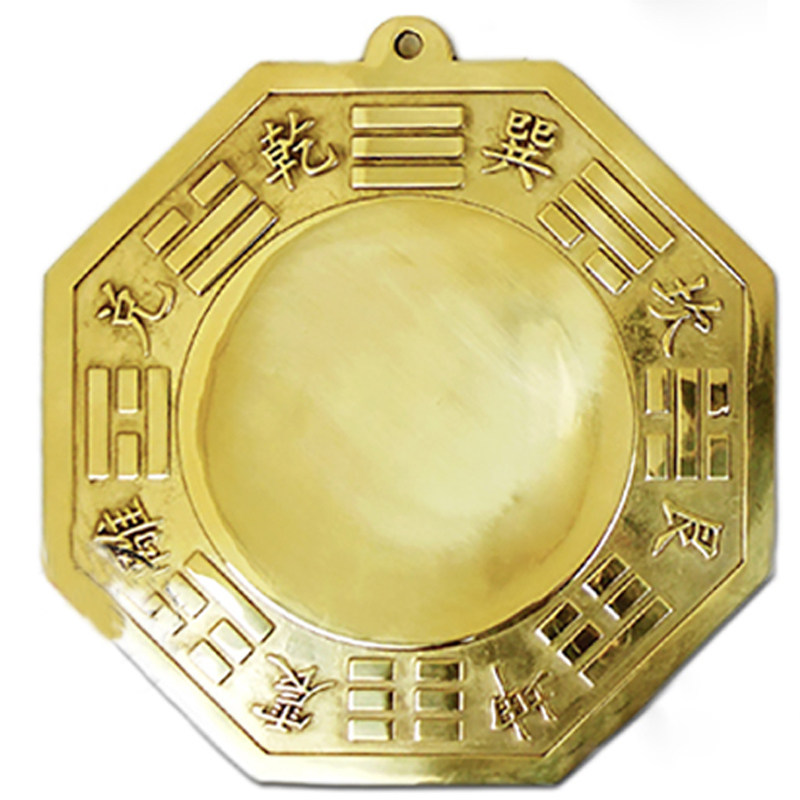 全铜八卦镜家中大门挂件