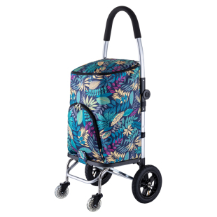 充气轮可折叠购物车买菜车小拉车防水便携老人拖车家用静音手推车