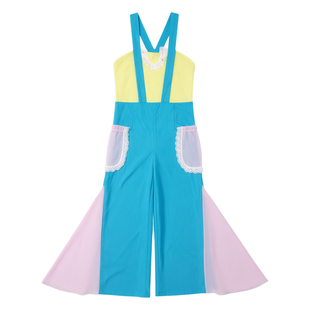 茶山小阿妹演出服儿童蹈服女童采茶舞表演服装草帽子蝴蝶道具六一
