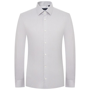 【120高支免烫】报喜鸟26春季新款男士商务正装长袖衬衣纯棉衬衫