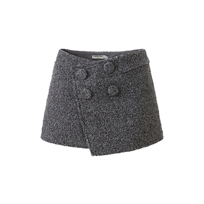 圈圈呢半身裙女秋冬辣妹显瘦韩系