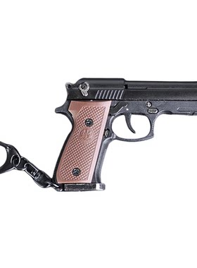1;3 伯莱塔M92A1金属半尼龙抛壳可拆卸仿真玩具枪钥匙扣挂件礼物