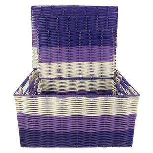 塑料收纳筐篮内衣袜子收纳盒箱玩具收纳篮汽车后备箱零食筐脏衣篮