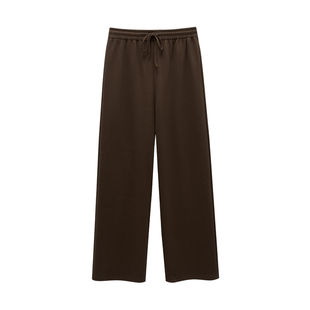 微胖的喵喵梨形报恩裤大码胖mm冬装厚款加绒裤遮胯阔腿裤子女0756