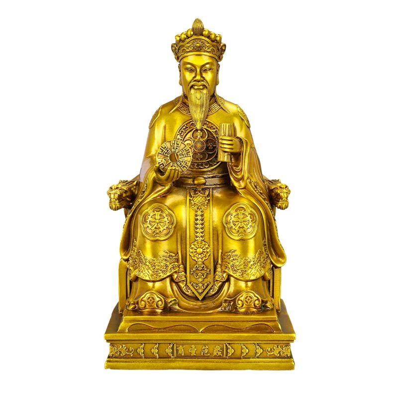 黄铜范蠡神像开业送礼摆件