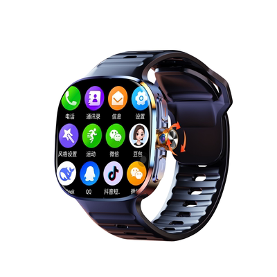 一讯牵【双系统】5G全网通电话手表多功能可任意下载旋转摄像头