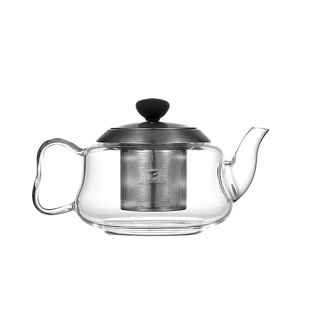 雅风新品合欢壶玻璃功夫茶壶加厚耐高温泡茶壶不锈钢过滤防爆茶具