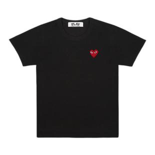 日本直邮Comme des Garcons川久保玲经典小红心T恤休闲半袖夏季