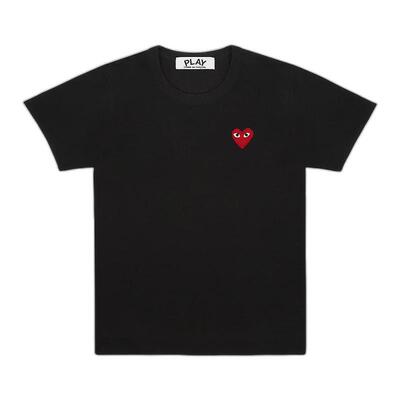 日本直邮Comme des Garcons川久保玲经典小红心T恤休闲半袖夏季