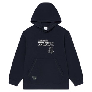 乔丹童装新款儿童长袖连帽卫衣2026新款户外休闲男童运动衫篮球服