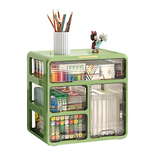 友耐桌面收纳盒抽屉式办公室书桌整理杂物文具化妆品置物架储物箱