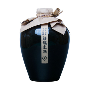 山村风物 鲜酿米酒500ml 客家米酒 手工糯米酒 月子酒