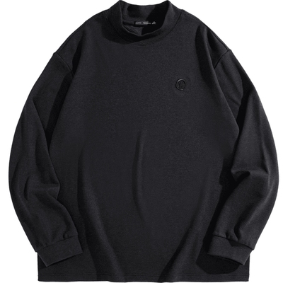 男装初速呢长袖t恤男太平鸟