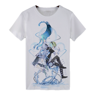 目隐都市的演绎者 阳炎project动漫周边短袖T恤男青少年薄款汗衫