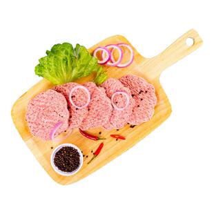 百补】牛肉饼2盒】Tyson/泰森冷冻安格斯牛肉饼片儿童早餐汉堡饼