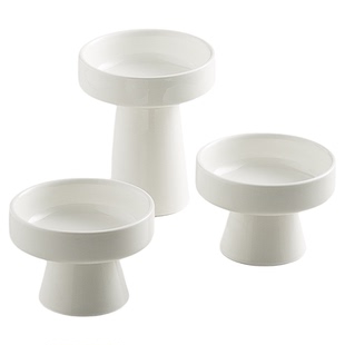 日式高脚碗酒店餐厅餐具凉菜碗茶点碗点心碟甜品碗小吃碗高足盘碗