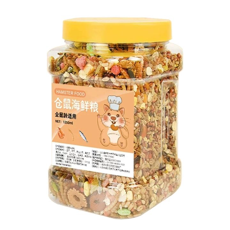 仓鼠营养主粮金丝熊粮小仓鼠营养零食饲料面包虫干五谷的粮食礼包