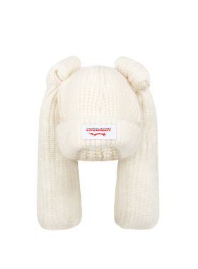 现货Charles Jeffrey LOVERBOY 25AW 超大号兔耳毛线帽 DOUBLEBOO