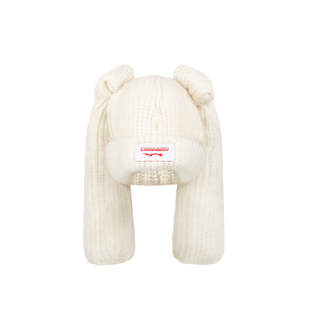 【Charles Jeffrey LOVERBOY】25AW 超大号兔耳毛线帽 DOUBLEBOO