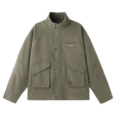 BJHG美式复古PU皮外套男