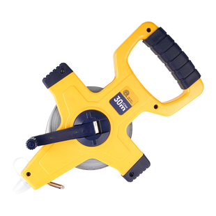 长城精工钢卷尺50米户外工程测量百米大钢尺30米架式长卷尺 100米