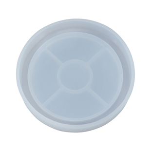 水晶滴胶流沙杯垫流麻硅胶模具爱心圆形摆台手机支架底座托盘镜面