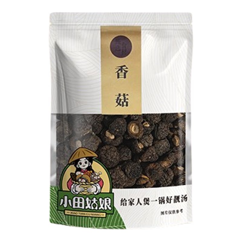 小田姑娘小香菇干货250g福建特产金钱菇珍珠菇肉厚煲汤菌菇食材