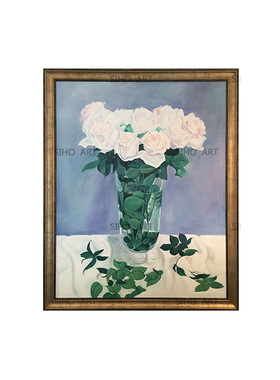 四合艺术美院新古典手绘花卉油画