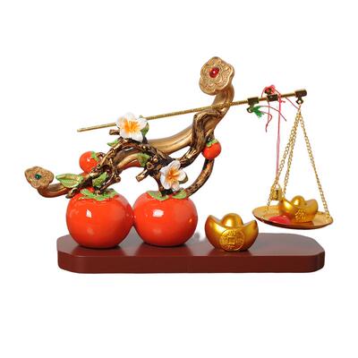 柿柿称心如意中式摆件