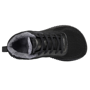 冬季宽松宽头健步鞋男女加绒保暖加宽加肥脚宽老人防滑宽楦休闲鞋