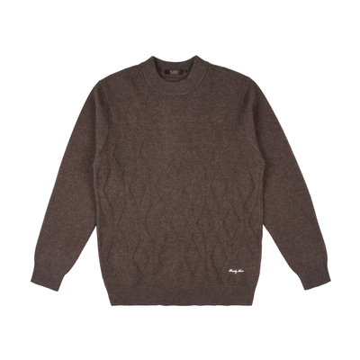 雷迪波尔老钱风牦牛绒毛衣