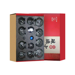 华佗牌火罐拔罐器家用套装中医院专用玻璃罐全套装拨火罐瓶去湿气