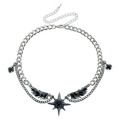 Darcosr暗捕快辣妹银链星芒项链