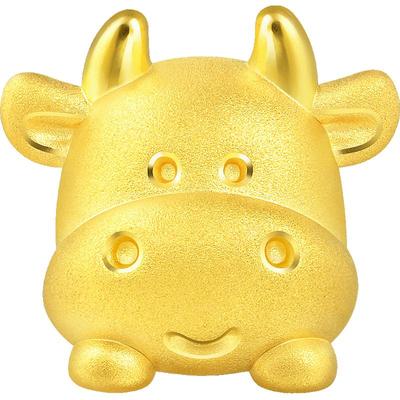 周生生黄金足金生肖牛转运珠