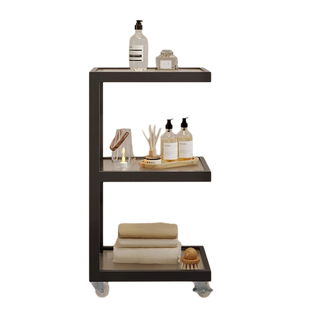 U Mi LIVING · 净承 | 置物架小推车落地家用客厅零食铁艺收纳架