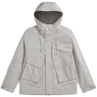 太平鸟男装 春季工装连帽夹克男B2BCE1343