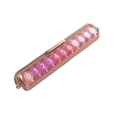 临时停车号码牌挪车电话创意可爱