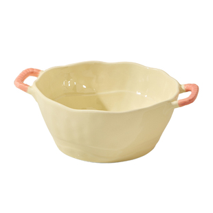 双耳汤碗家用2025新款漂亮大碗女生高颜值泡面碗螺蛳粉陶瓷汤面碗