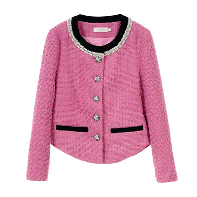 索玛休闲百搭纯色休闲短外套